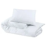 Duvet Cover Set - Cotton - White 220 x 240cm