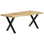 Mango Wood Dining Table - 180 x 90 x 76cm