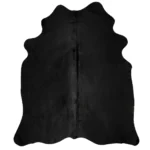 Real Cowhide Rug - Black - 150 x 170cm