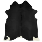 Real Cowhide Rug - Black - 150 x 170cm