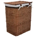 Willow Laundry Basket - Brown - 43 x 34 x 57.5cm