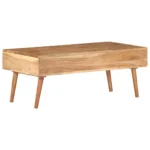 Wooden Coffee Table - Acacia Wood - 100 x 50 x 39cm