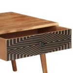 Wooden Coffee Table - Acacia Wood - 100 x 50 x 39cm