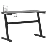 LED Gaming Desk - Z Shape Black - 110 x 60 x75cm