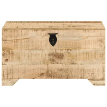 Storage Chest - Solid Rough Mango Wood - 73 x 39 x 41cm