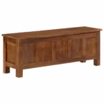 Solid Mango Wood Storage Box - TV cabinet - 110 x 30 x 40cm