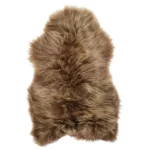 Brown Icelandic Sheepskin Chair Cover - 70 x 110cm