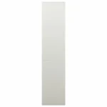 Steel Office Cabinet - Light Grey - 90 x 40 x 180cm