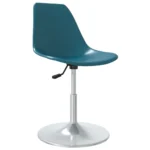 4 Modern Swivel Dining Chairs - Turquoise