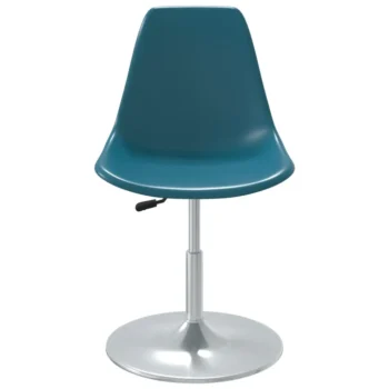 4 Modern Swivel Dining Chairs - Turquoise