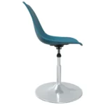 4 Modern Swivel Dining Chairs - Turquoise