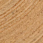 Round Hand-Braided Jute Rug - 210cm