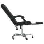 Reclining Office Chair - Black Faux Leather