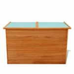 Wooden Garden Storage Box - Fir Wood - 126 x 72 x 72cm