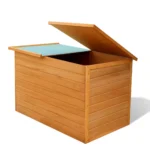 Wooden Garden Storage Box - Fir Wood - 126 x 72 x 72cm