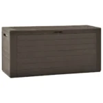 Garden Storage Box - Brown - 290 L - 116 x 44 x 55cm