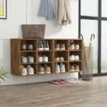 Shoe Cabinets - 2 pcs - Smoked Oak - 52.5 x 30 x 50cm