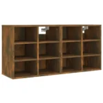 Shoe Cabinets - 2 pcs - Smoked Oak - 52.5 x 30 x 50cm