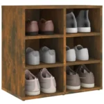 Shoe Cabinets - 2 pcs - Smoked Oak - 52.5 x 30 x 50cm