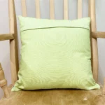 Scatter Cushion And Cover - Contemporary Green Leaf Design - 37cm