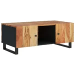 Engineered & Acacia Wood Coffee Table - 100 x 54 x 40cm