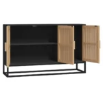 Sideboard Engineered Wood - Black - 105 x 30 x 65cm