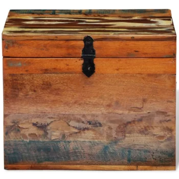 Reclaimed Storage Box - Solid Wood - 39 x 28 x 31cm