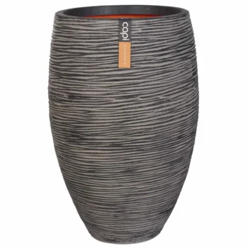 Capi Vase - Nature Rib Flower Pot - Anthracite - 40 x 60cm