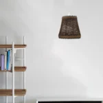Woven Rattan Creative Lamp Cage - Hanging Fixture -18cm x 18.5cm