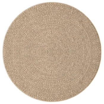 Durable Jute Look Indoor and Outdoor Rug - 120cm