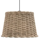 Beautiful Natural Wicker Ceiling Lamp Shade - 40 x 26cm