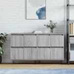 Sideboards x2 pcs - Sonoma Engineered Wood - Grey