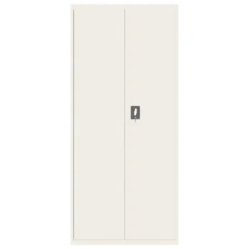 Steel File Cabinet With Lock - White - 90 x 40 x 200cm