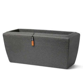 Rectangle Capi Plant Vase Planter - Granite Anthracite - 60 x 35 x 40cm