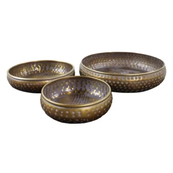 Vintage Decorative Bowls Set - 3 Pieces