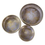 Vintage Decorative Bowls Set - 3 Pieces