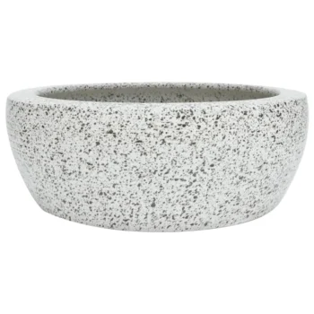 Counter Top Sink Basin - Ceramic - Grey - 41 x 14cm