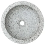 Counter Top Sink Basin - Ceramic - Grey - 41 x 14cm