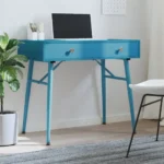 Computer Desk with Drawer - Antique Green - 90 x 50 x 76.5cm