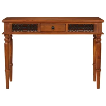 Classic Desk with Drawer - Solid Acacia Wood - 110 x 50 x 76cm