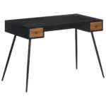 Antique Style - Black Reclaimed Teak Desk - 117 x 56.5 x 75cm