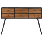 Console Table With Drawers - Reclaimed Teak - 116 x 30 x 76cm