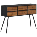 Console Table With Drawers - Reclaimed Teak - 116 x 30 x 76cm