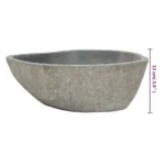 Sink Basin - Natural River Stone - 37 x 46cm