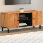 Stylish Wooden TV Cabinet - Acacia Wood - 105 x 33 x 46cm