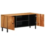 Stylish Wooden TV Cabinet - Acacia Wood - 105 x 33 x 46cm