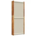 6-Panel Room Divider - Light Grey - 420 x 180cm