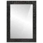 Bathroom Mirror Black – Mango Wood – 50 x 70 x 2.5cm