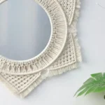 Star Bohemian Cotton Rope Woven Decorative Mirror - 52cm