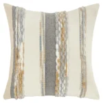 Boho Striped Chenille Throw Pillowcases - 45 x 45cm